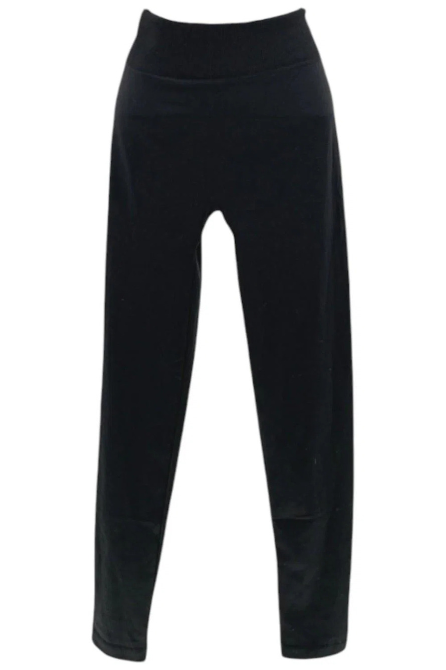 HUE Women's Fleece-Lined Legging Blk - Regular